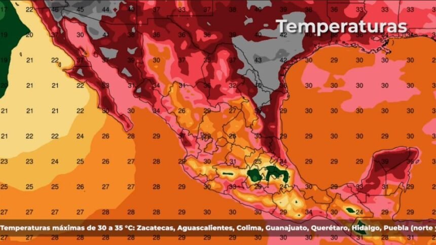 ¡Más calor y lluvia! Pronostican máximas de 30 a 35 grados en Hidalgo