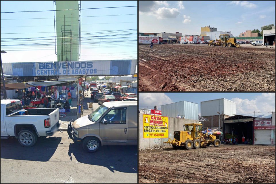 Tras dos décadas de abandono, gobierno estatal ejecuta rehabilitación en la Central de Abasto de Pachuca