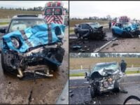 #Terrible 😧 Dos personas pierden la vida en aparatoso choque en la México-Tuxpan, cerca de Tulancingo