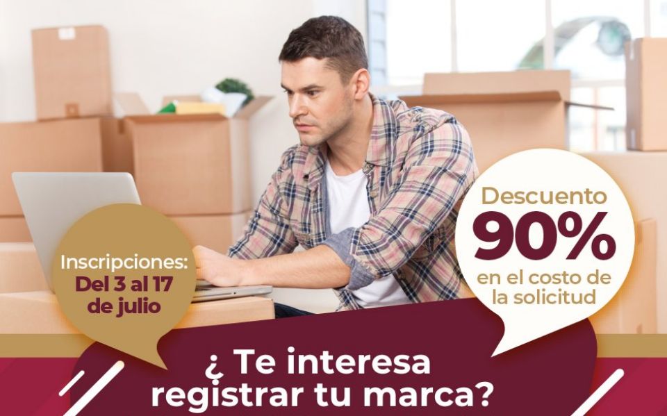 ¿Quieres registrar tu marca? Abren nueva convocatoria en Hidalgo con 90 % de descuento