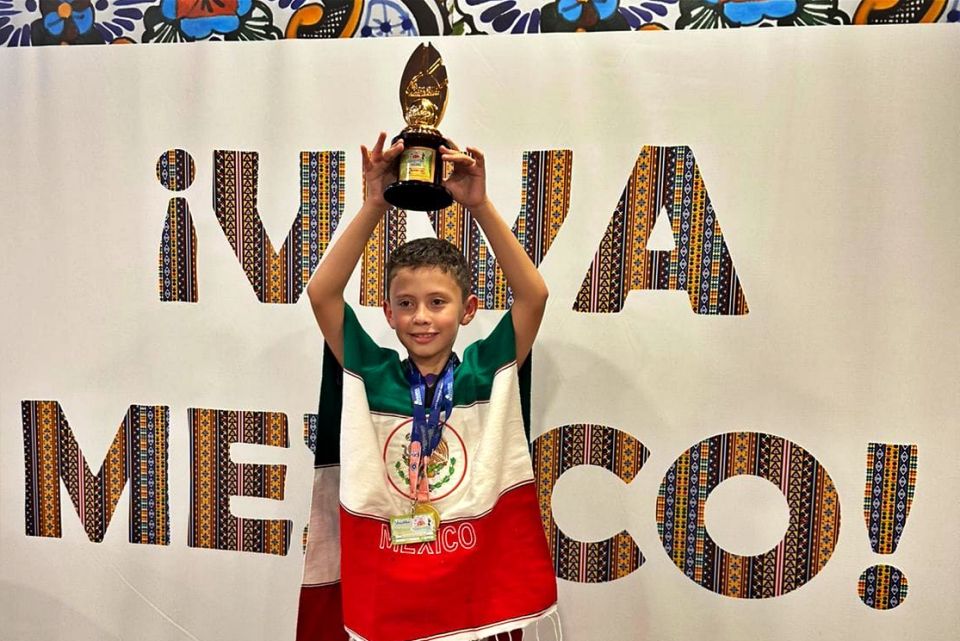 #OrgulloHidalguense 🏆 Niño de Pachuca gana campeonato mundial de aritmética en Malasia