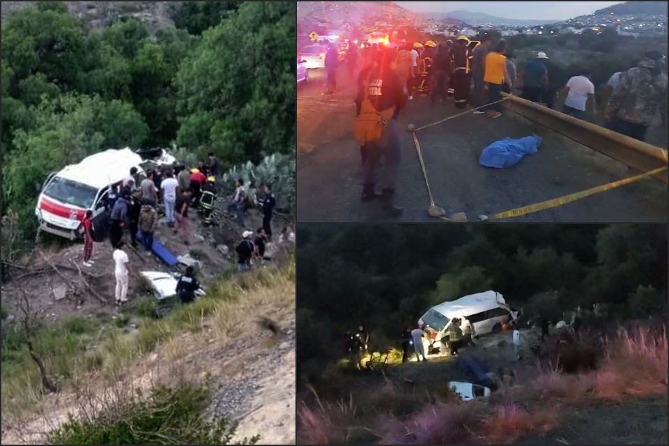Tragedia en el Corredor de la Montaña: se desbarranca urvan de transporte público | VIDEO