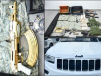 Fuerte arsenal, vehículos blindados y hasta un arma chapeada oro: realizan importante aseguramiento en Hidalgo