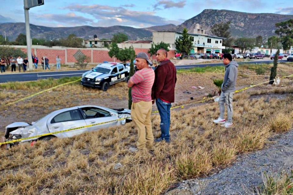 #Trágico 😰 Fallece mujer en fuerte accidente ocurrido en la Pachuca-Actopan