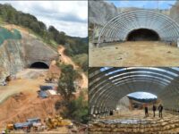#Fotos 🛣️ Ya se ven los mega túneles... así va la carretera Real del Monte - Entronque Huasca