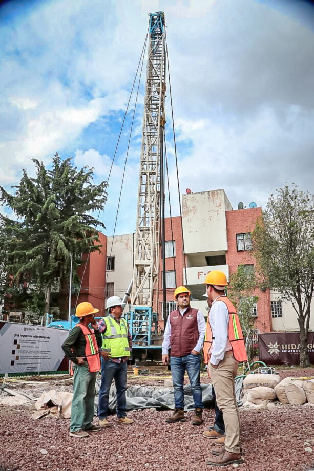 #Agua 💧 Caasim ya está perforando un pozo en la colonia Juan C. Doria