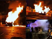 Camioneta cargada de huachicol explota en Mineral de la Reforma