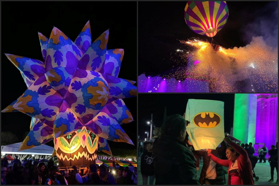 #Galería 🏮 Así se vivió el espectacular Festival de Globos de Cantolla en Chilcuautla