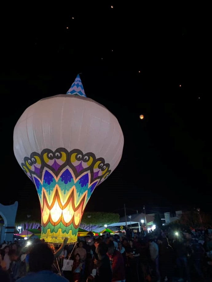 #Galería 🏮 Así se vivió el espectacular Festival de Globos de Cantolla en Chilcuautla