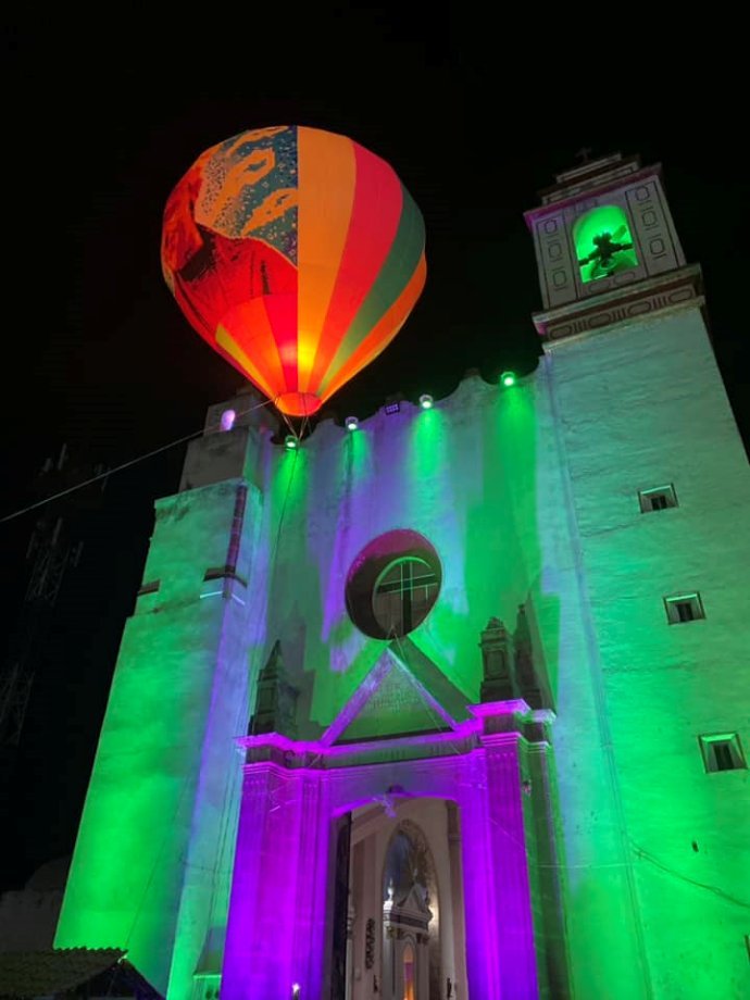 #Galería 🏮 Así se vivió el espectacular Festival de Globos de Cantolla en Chilcuautla