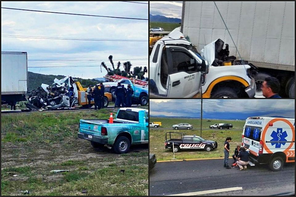 #Percance 😮 Trágica carambola en la México-Pachuca, a la altura de Tolcayuca