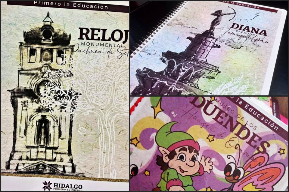 Bellos diseños: causan furor libretas de Hidalgo | FOTOS