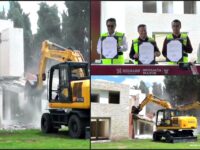 Derriban la 'Casa de Gobierno' en Pachuca; se convertirá en espacio de atención a sectores vulnerables