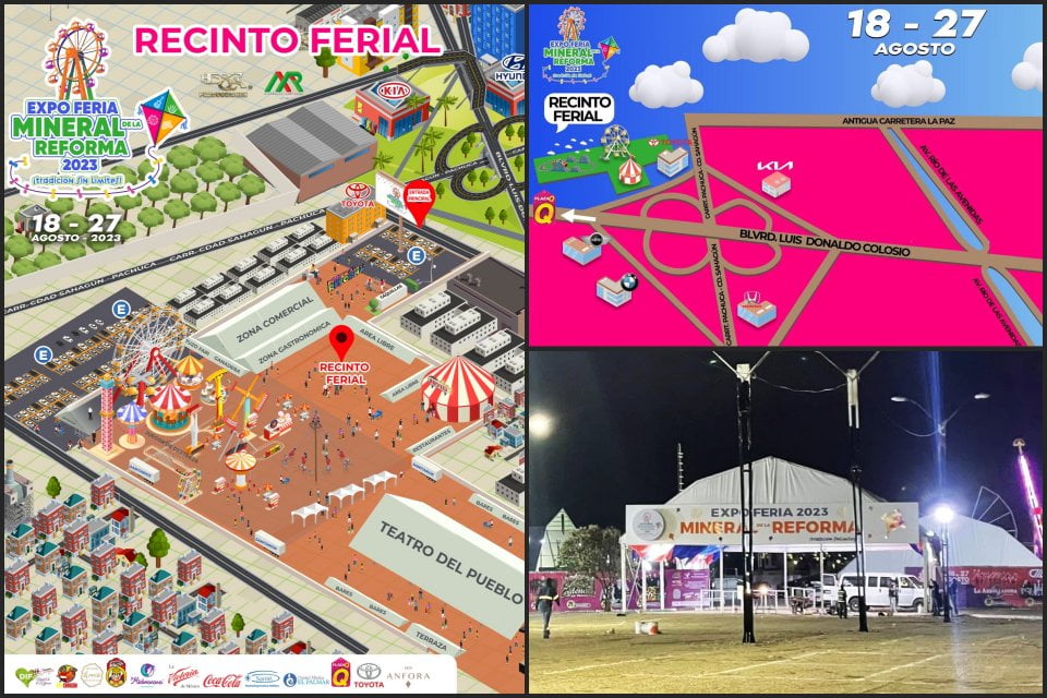#DeFiesta 🎡 Arranca la Expo Feria Mineral de la Reforma 2023, esta es la ubicación