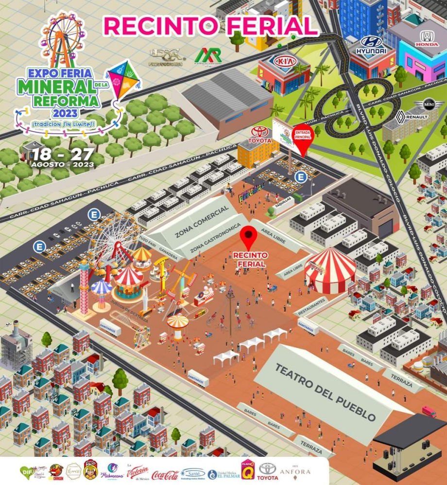#DeFiesta 🎡 Arranca la Expo Feria Mineral de la Reforma 2023, esta es la ubicación