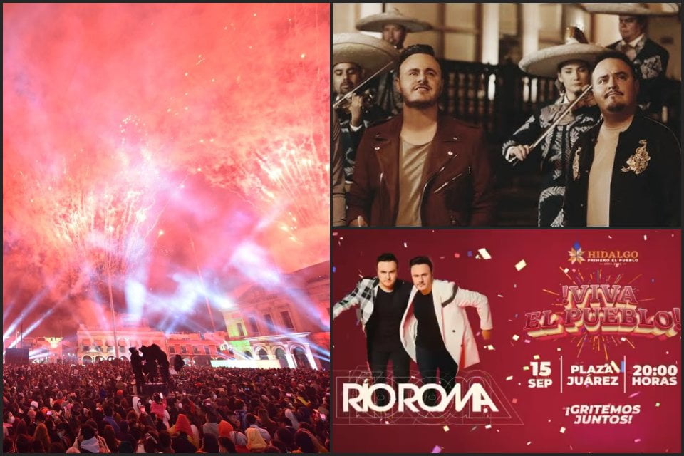 #FiestasPatrias 🇲🇽 Río Roma se presentará en el Grito del 15 de septiembre en Pachuca
