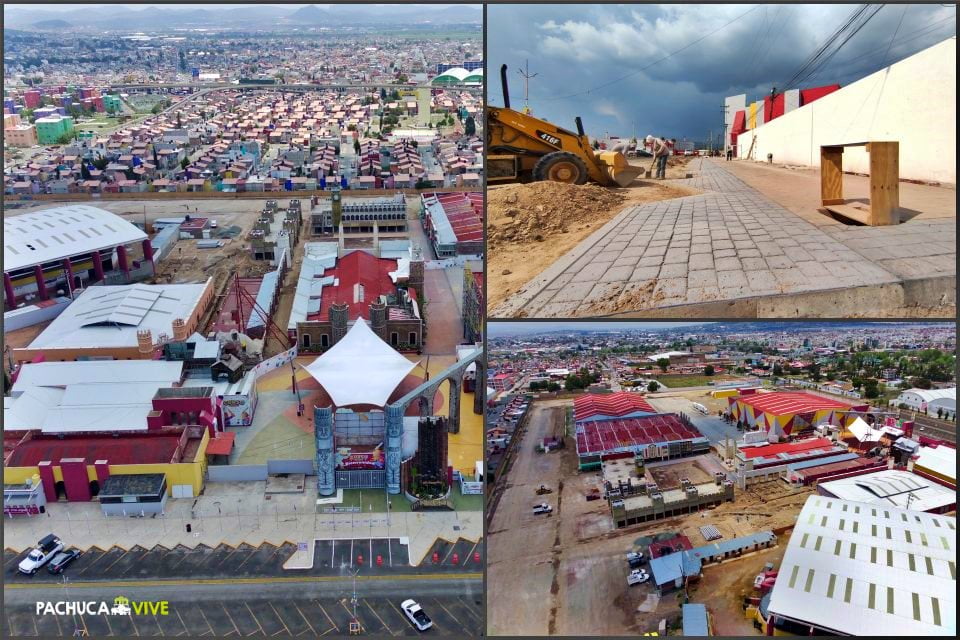 #Renovada... Así están remodelando las instalaciones de la Feria de Pachuca | Fotos y video