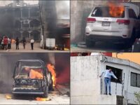 #Caos 🔥 Incendiaria protesta en Zacualtipán por abuso policial; el alcalde tuvo que salir huyendo