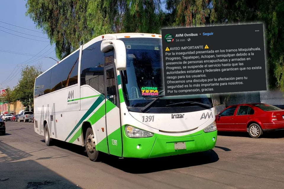 Crisis ahora en el Valle del Mezquital: transportistas anuncian paro por inseguridad