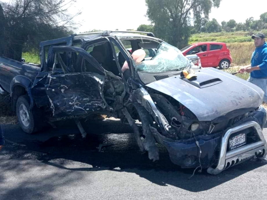Alcalde de Francisco I. Madero, involucrado en fuerte accidente en carretera de Hidalgo