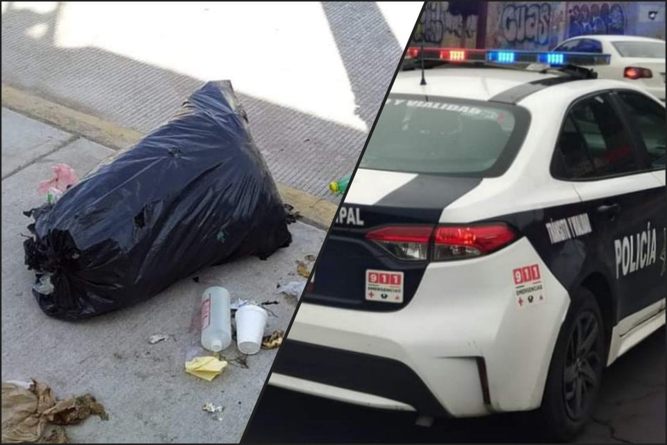 Realizan primera detención en Pachuca por tirar basura en la calle