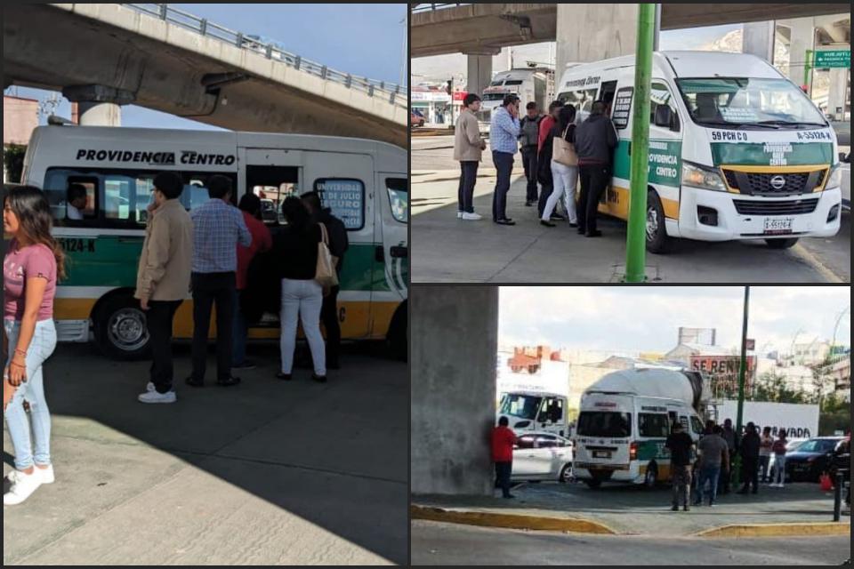 Chocan urvan con pasajeros y tráiler en la 11 de Julio
