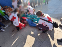 Hombre es agredido brutalmente en pleno centro de Pachuca, frente al Reloj