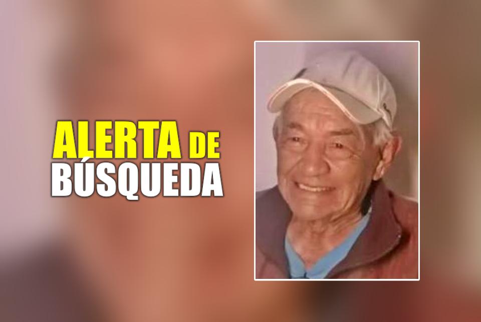 #AlertaDeBúsqueda ⚠ Adulto mayor desaparece en Pachuca; piden ayuda para encontrarlo