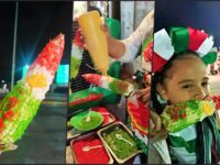Elote tricolor, el antojo que está causando sensación en Pachuca | VIDEO