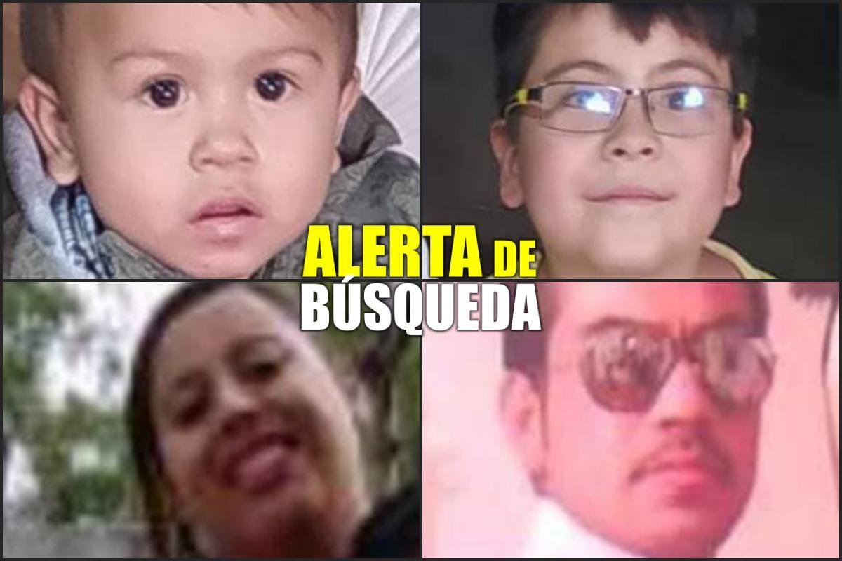 #AlertaDeBúsqueda: Emiten boletines por familia desaparecida en Mineral de la Reforma
