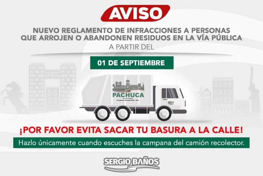 Nuevas infracciones en Pachuca por tirar basura en la calle; multas de ...