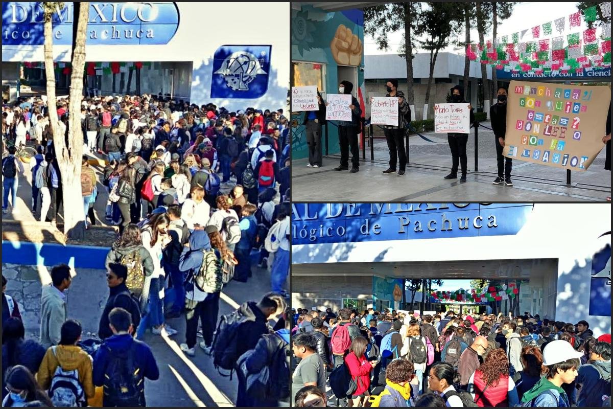 ¡Estalla paro en el Tec de Pachuca! Estudiantes bloquean accesos y suspenden actividades académicas