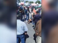 #Video: Presunto ladrón se lleva golpiza en la Central de Abasto de Pachuca