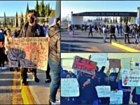 Comunidad estudiantil en Pachuca se une en protesta contra la represión de la UAEH; hay paro de actividades