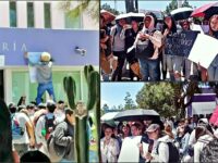 Efecto dominó... Ahora se manifiestan estudiantes de la UPP; protestan contra regreso de acosadores