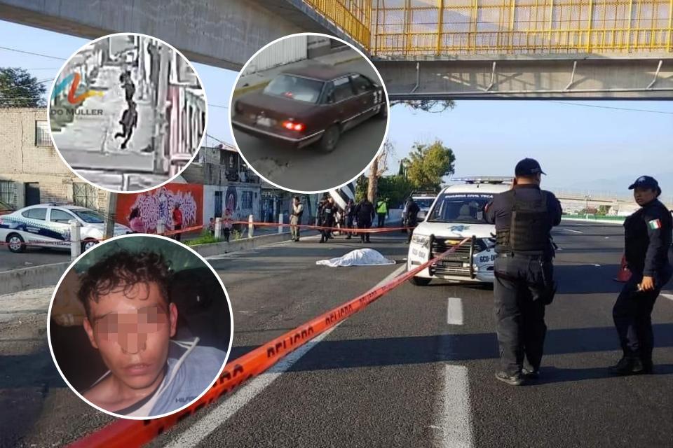 #Videos: Captaron a sujetos que ultimaron a chofer de la México-Tizayuca y ya cayó uno