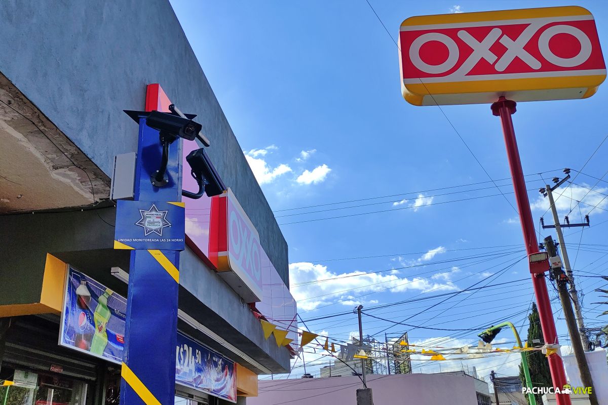 Cámaras en los Oxxo: arranca programa 'Centinela' en Pachuca