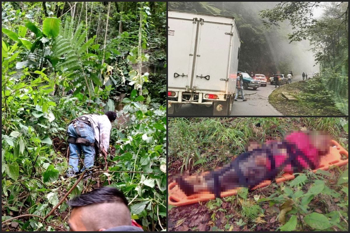 Manifestante fallece tras caer a un barranco en la sierra de Hidalgo