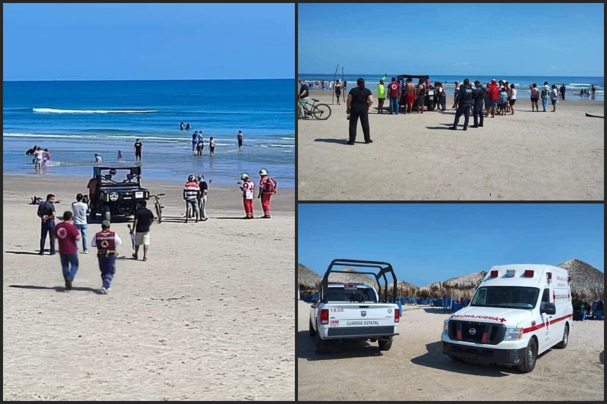 #Fatal 😰 Paseo turístico de familia hidalguense acaba en tragedia en playa de Tamaulipas