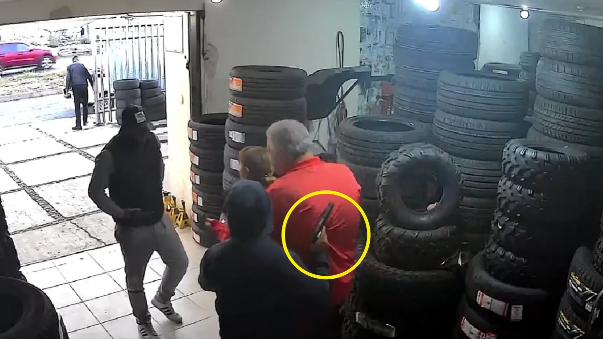 #Video: A punta de pistola, así asaltaron una vulcanizadora en Mineral de la Reforma; se llevaron dinero y dos vehículos