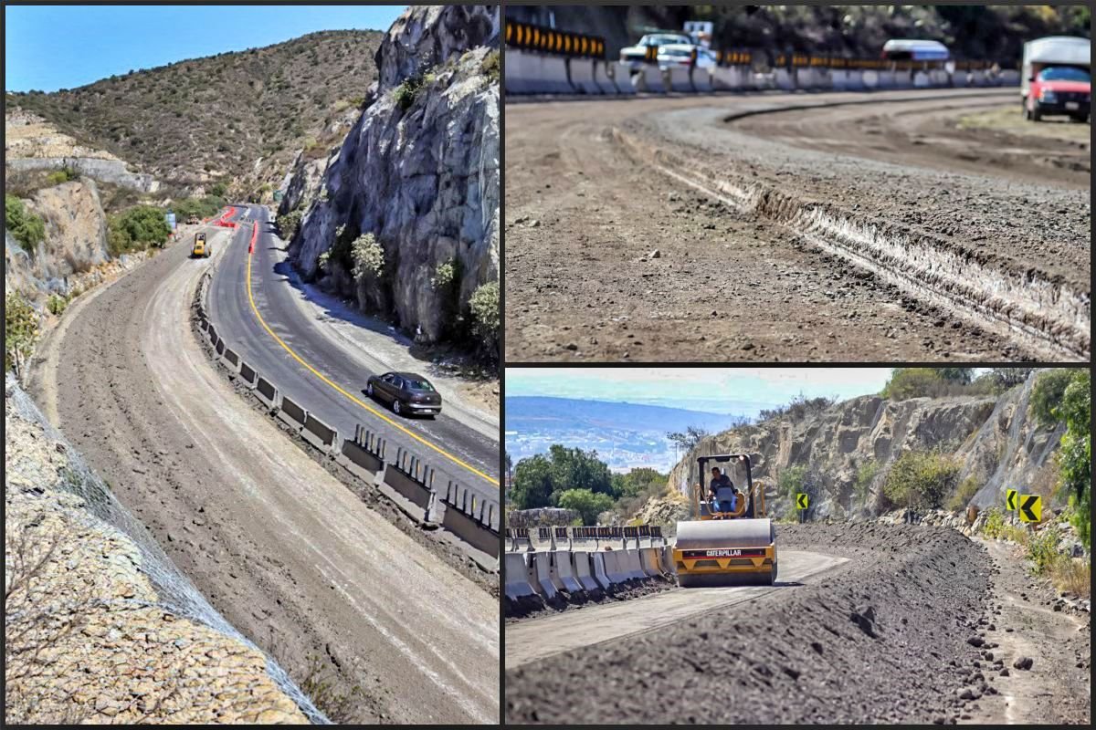 #TomaPrecauciones 🚧 Comienza reconstrucción del Corredor de la Montaña, entre Pachuca y Real del Monte (video)