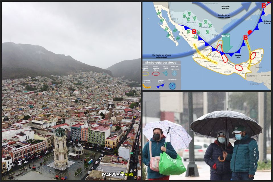 Llegan dos nuevos frentes fríos al país: traerán lluvias y descenso en las temperaturas