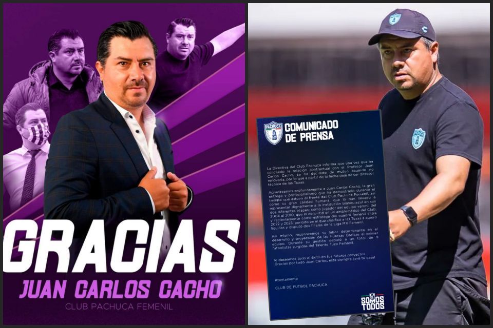 Le dieron las "gracias": Juan Carlos Cacho deja la dirección técnica de las Tuzas