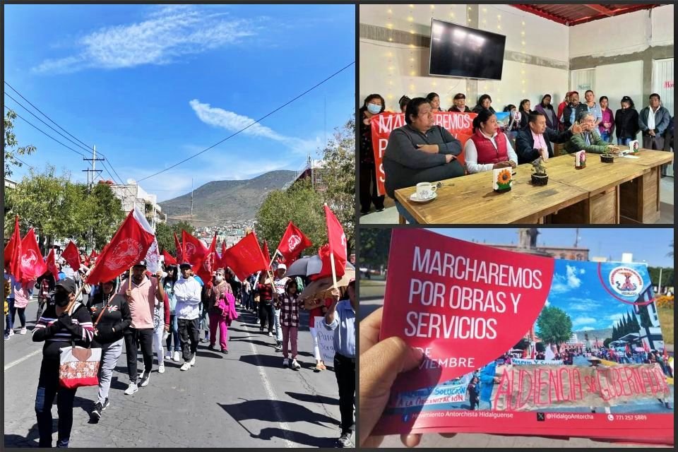 #Ojo: Movimiento Antorchista realizará megamarcha en las calles de Pachuca este miércoles