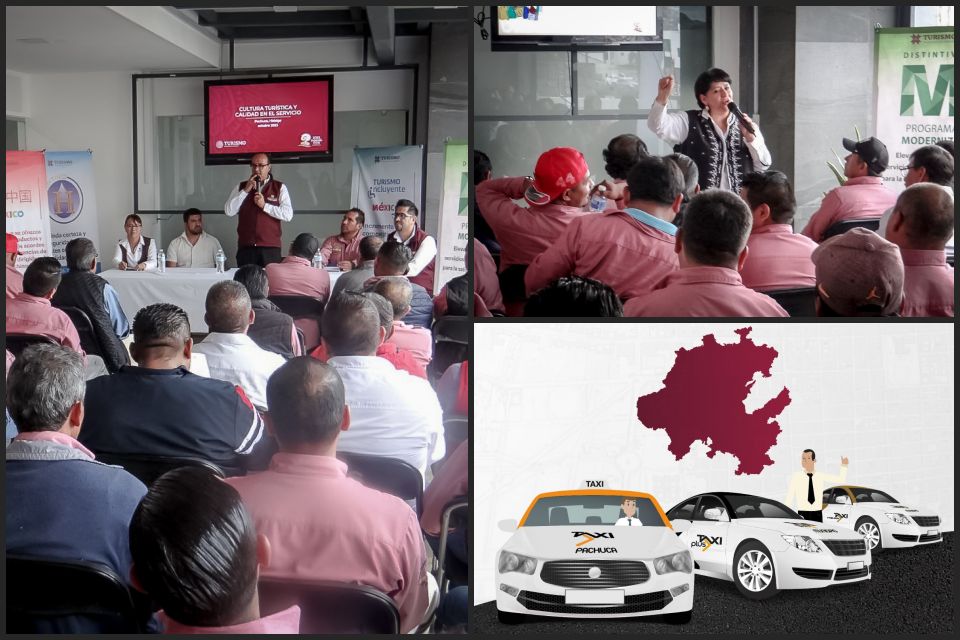 Capacitan a taxistas de Pachuca para que traten bien a los turistas
