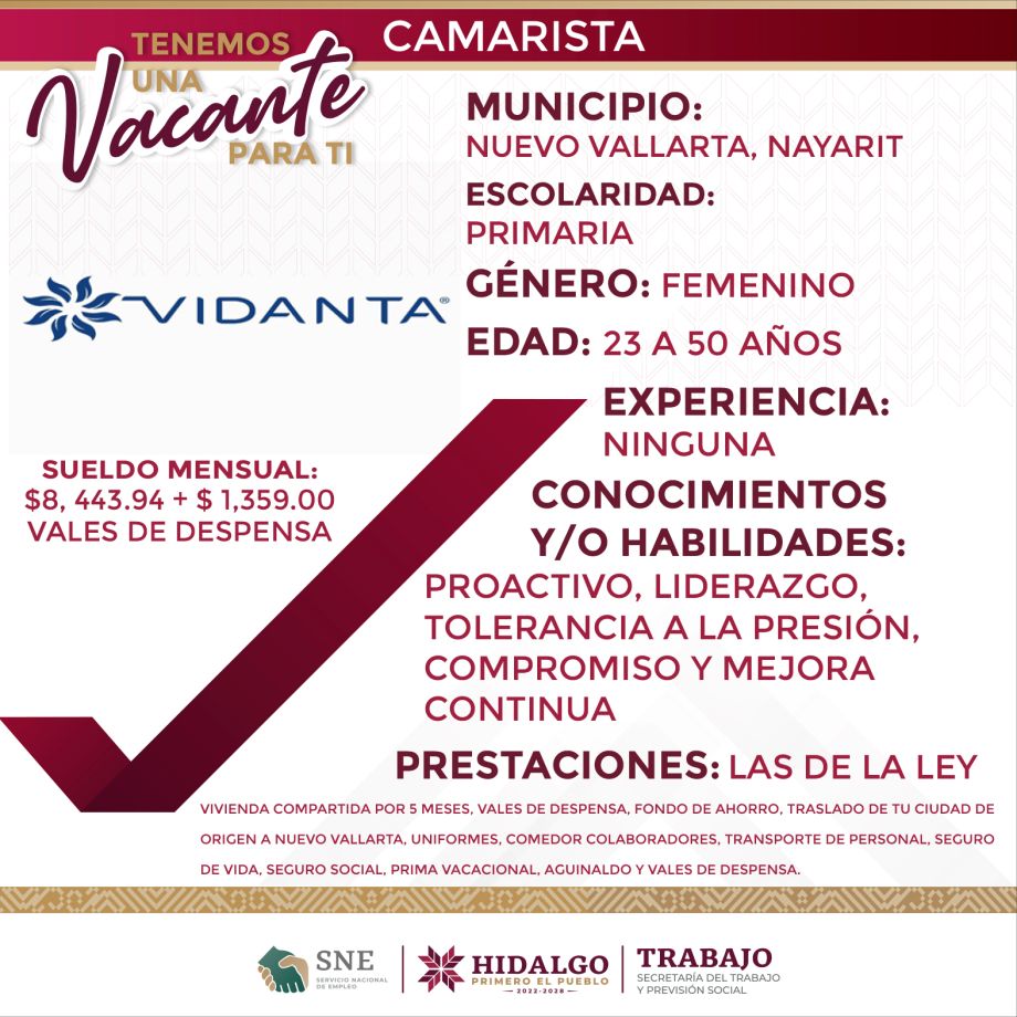 #Empleo: Empresa hotelera realizará reclutamiento en Mineral de la Reforma para trabajar en Nuevo Vallarta