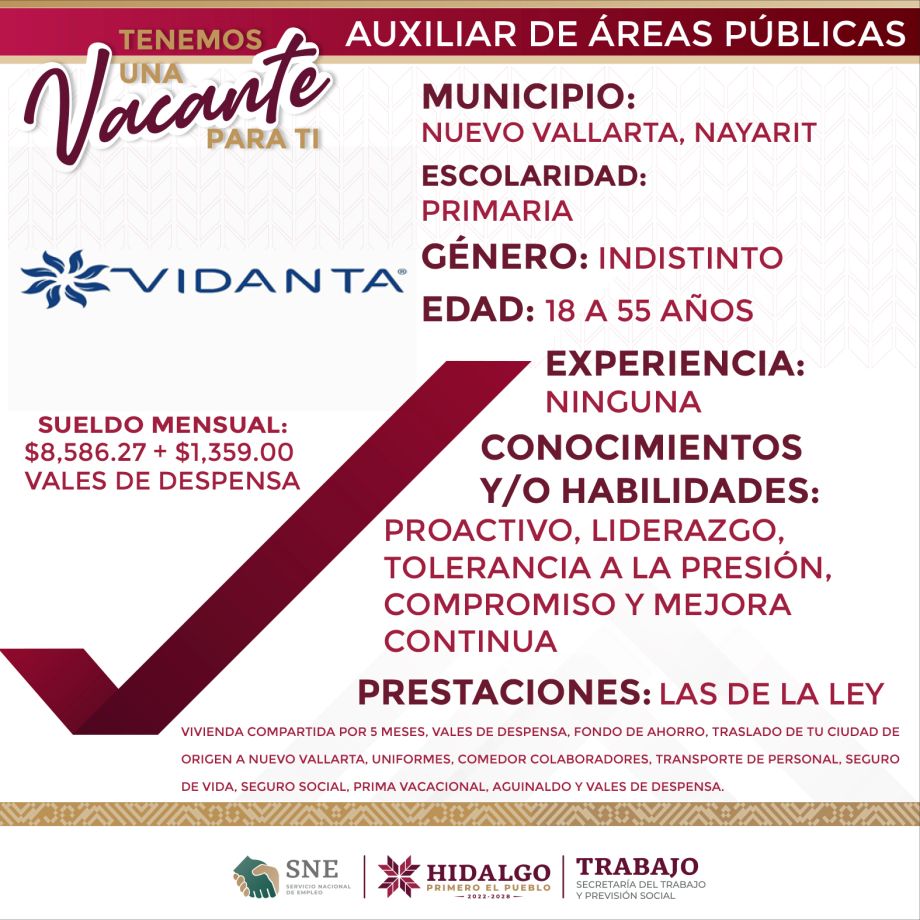 #Empleo: Empresa hotelera realizará reclutamiento en Mineral de la Reforma para trabajar en Nuevo Vallarta