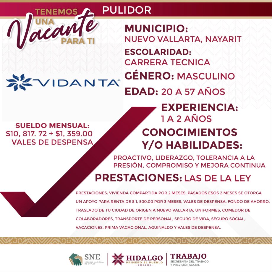 #Empleo: Empresa hotelera realizará reclutamiento en Mineral de la Reforma para trabajar en Nuevo Vallarta