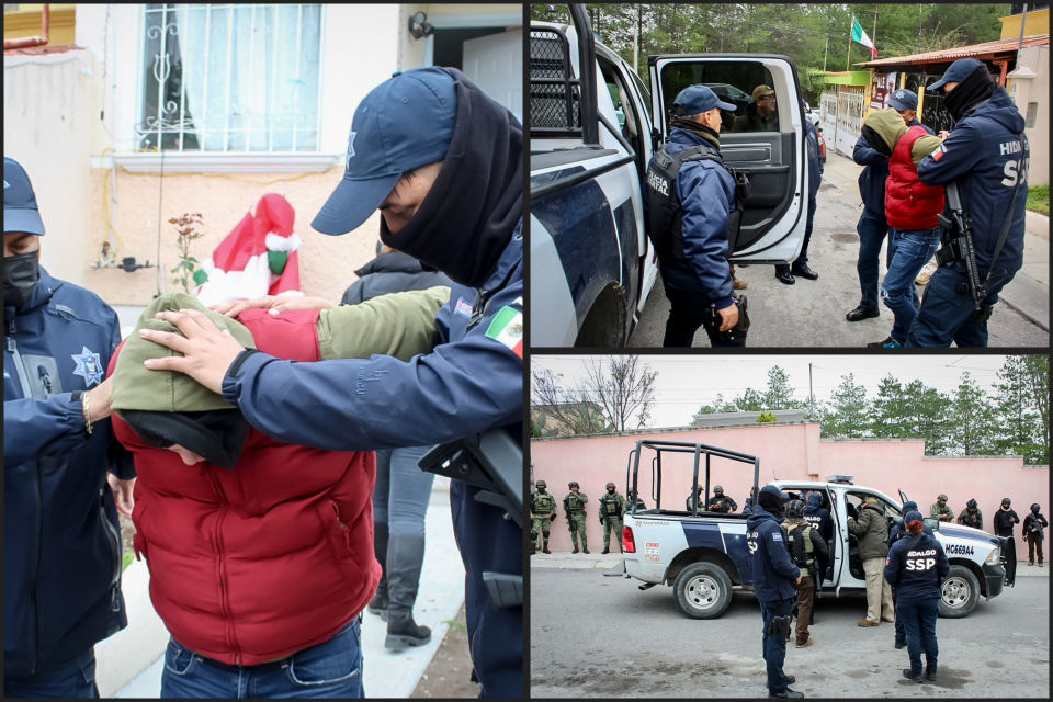 Atrapan a 'El Changuito', líder de célula delictiva en Hidalgo
