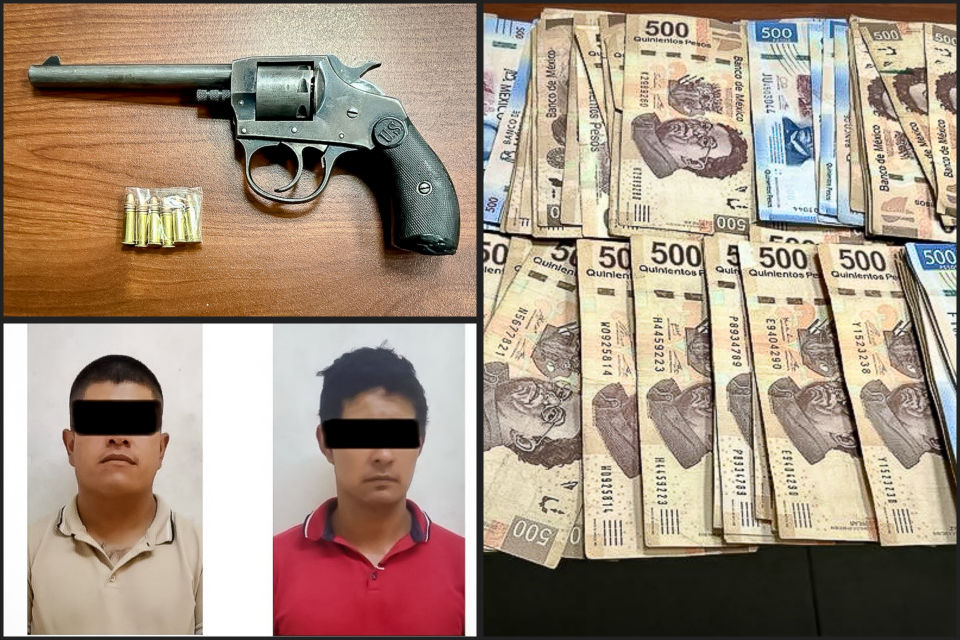 Eran el azote de comercios en Mineral de la Reforma; fueron atrapados